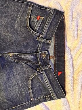 Miss Sixty Dark Blue Denim Jeans with Red Brand Tab